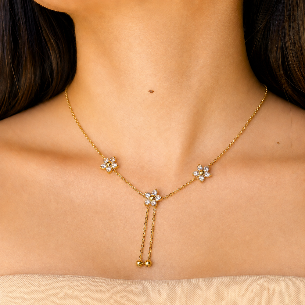 The Jasmine Drop Necklace