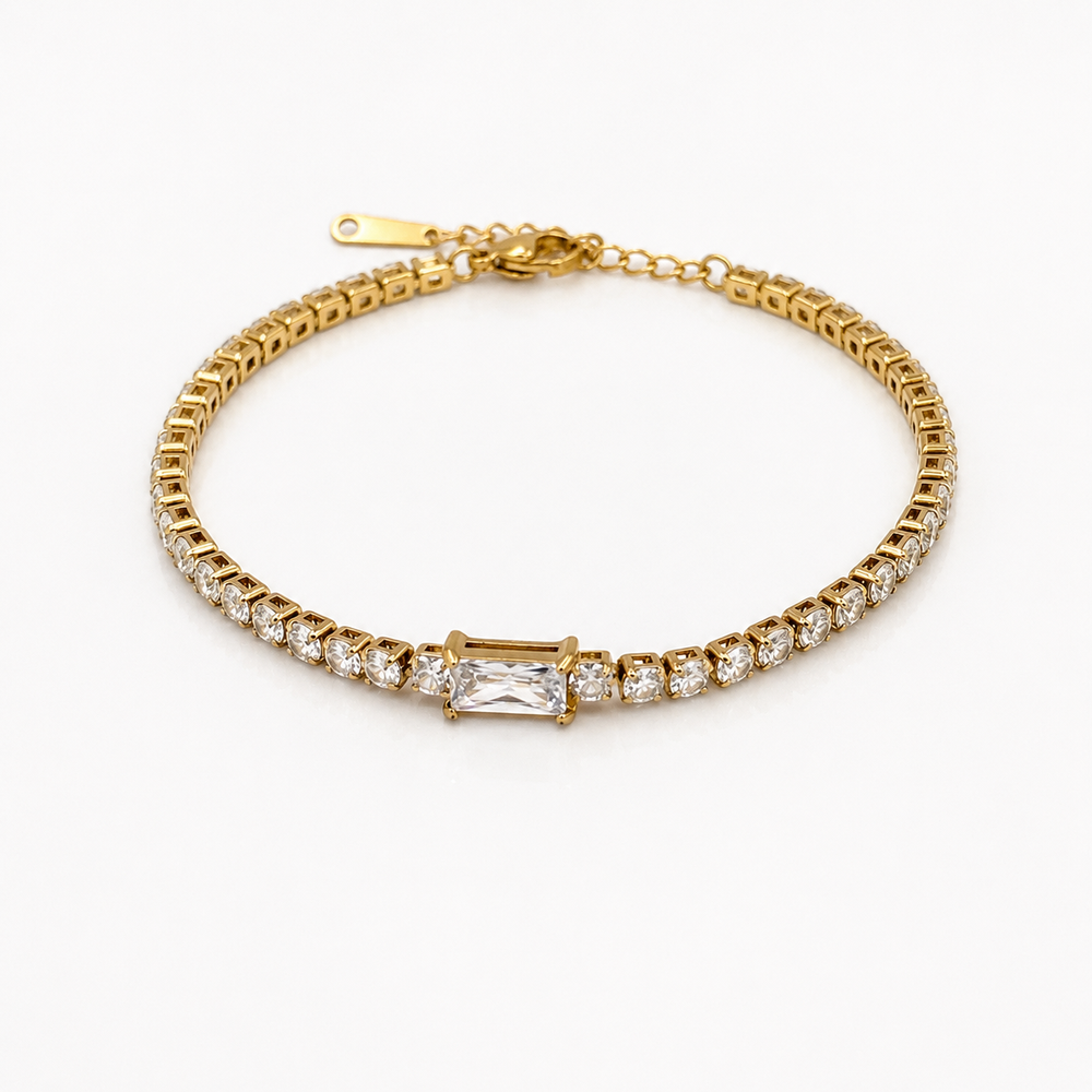 The Emerald Cut Tennis Bracelet