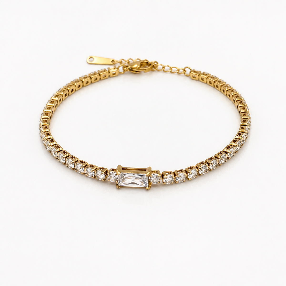 The Emerald Cut Tennis Bracelet