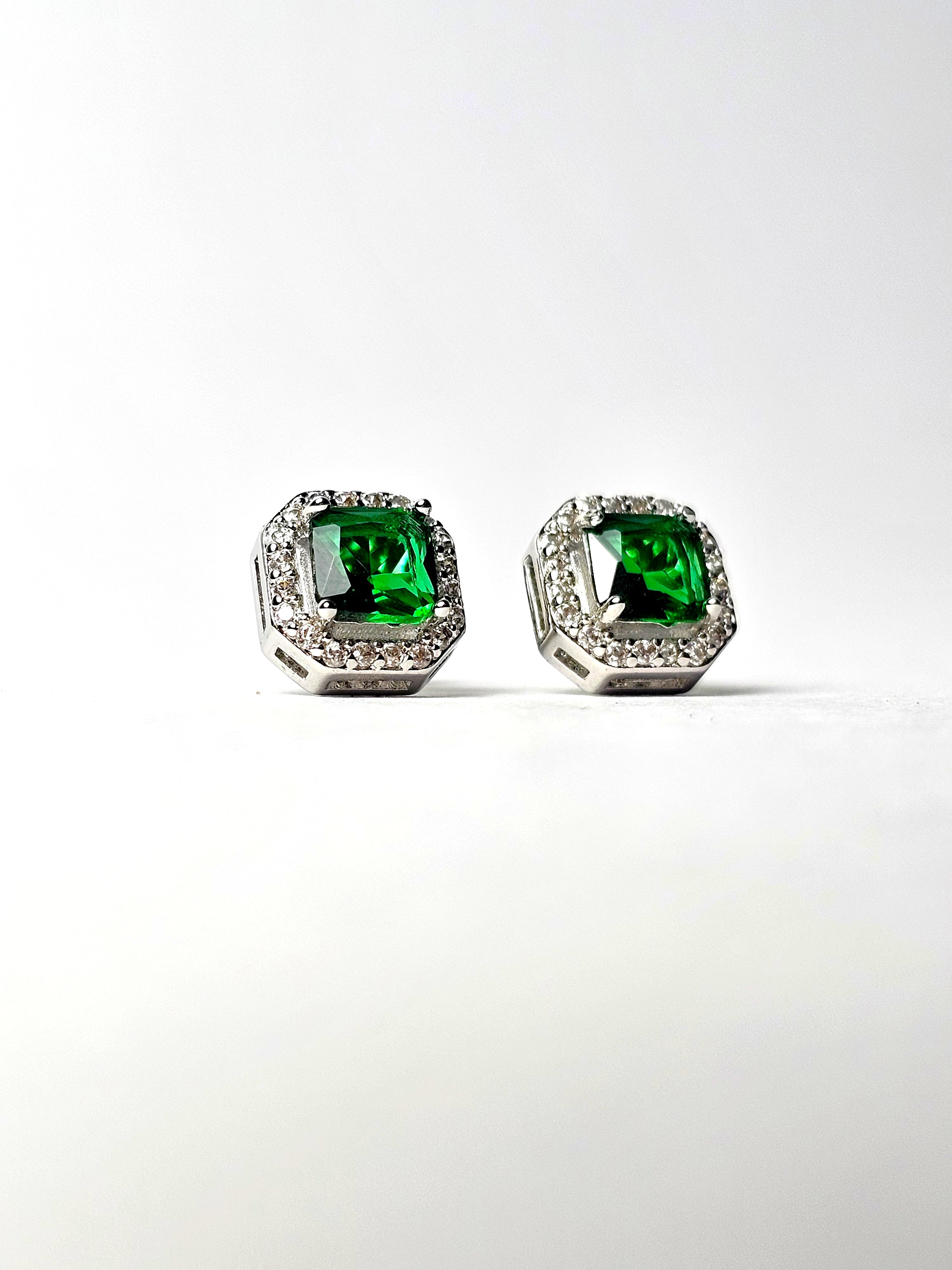 The Emerald Green Stud Earrings