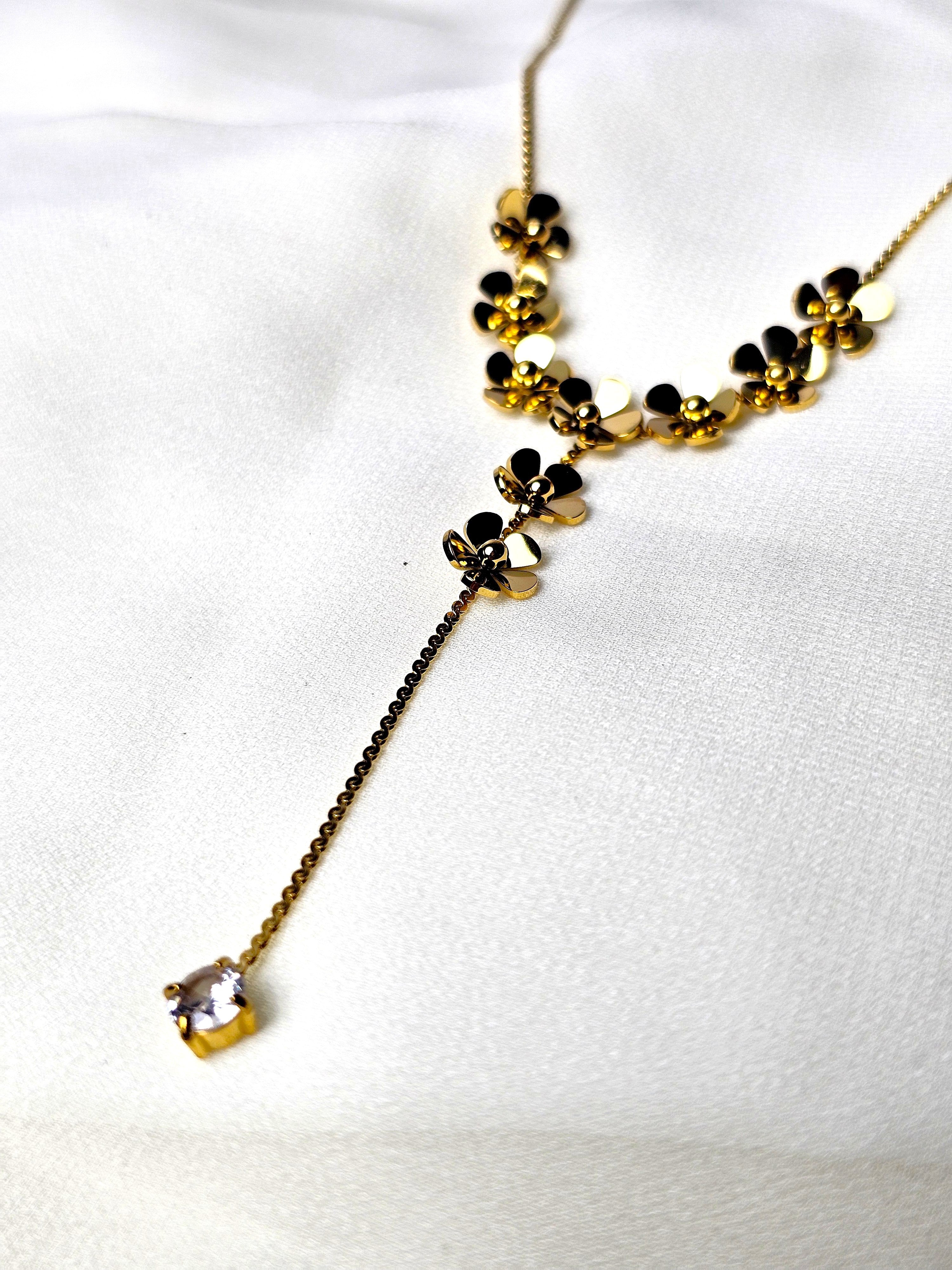 The Dahlia Drop Necklace