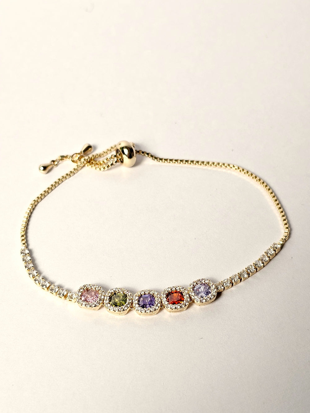 The Dainty Multi-Color Tennis Hybrid Bracelet