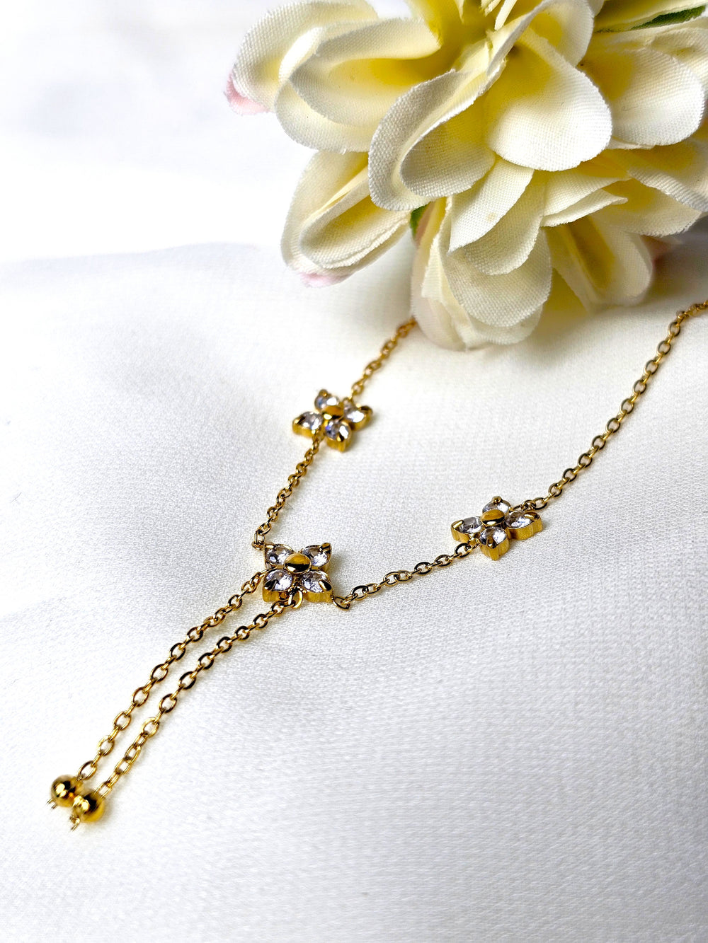 The Jasmine Drop Necklace