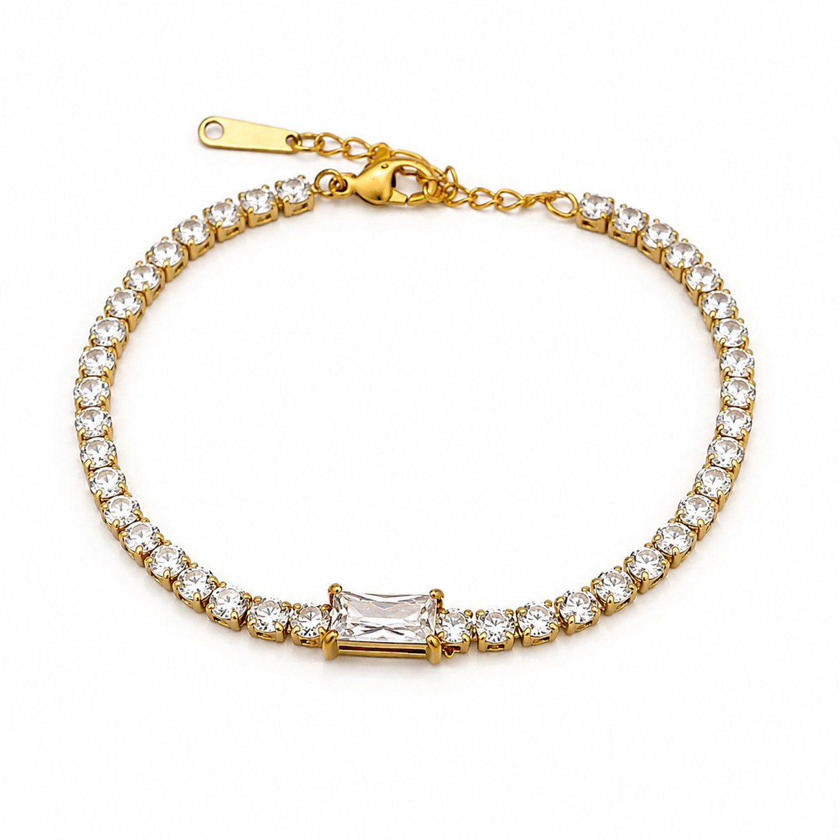 The Emerald Cut Tennis Bracelet