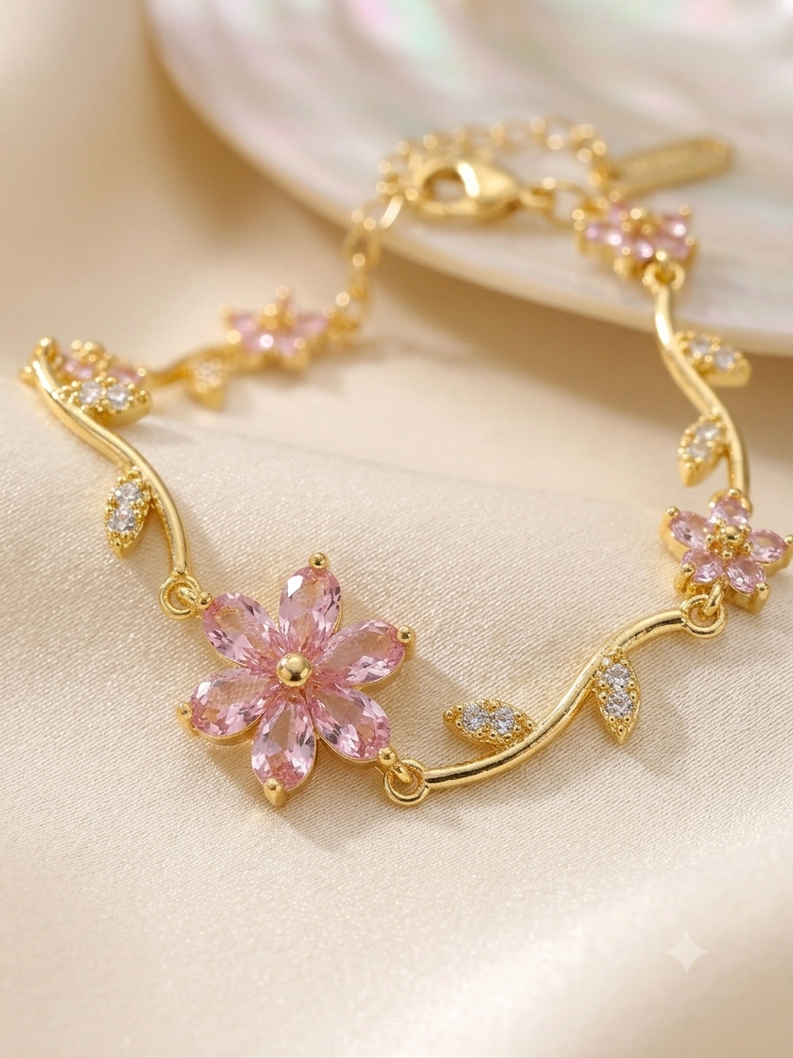 The Blooming Sakura Vine Bracelet