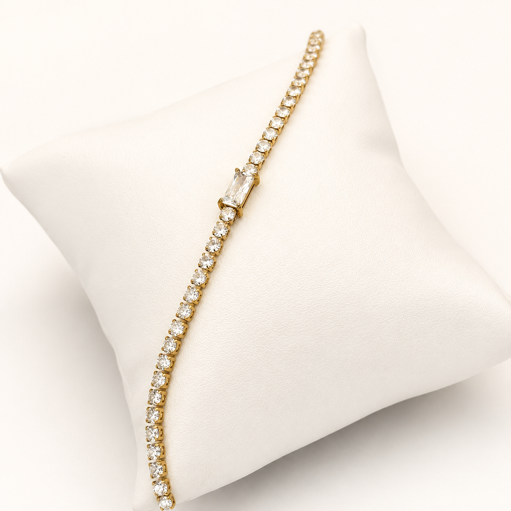 The Emerald Cut Tennis Bracelet