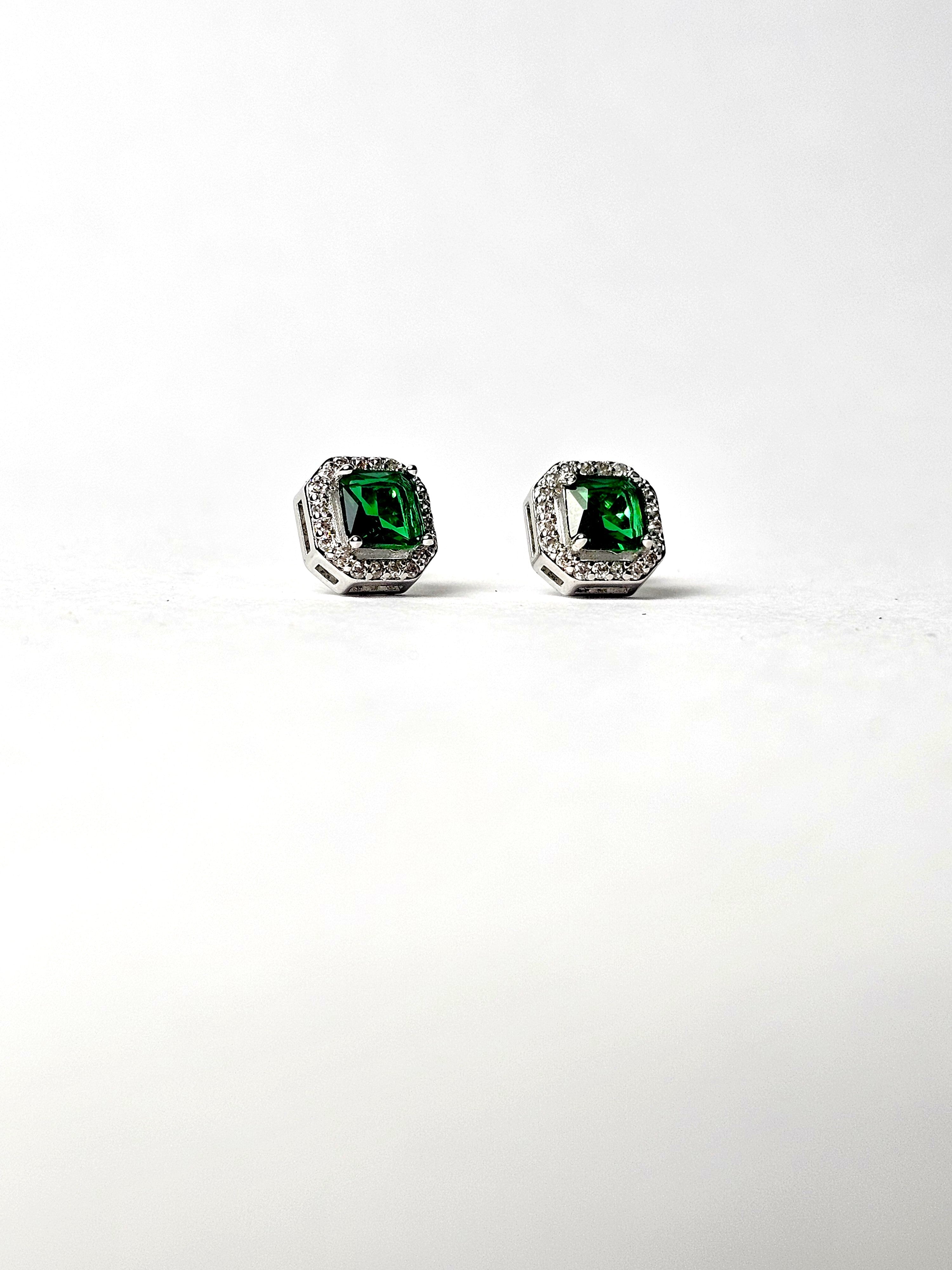 The Emerald Green Stud Earrings