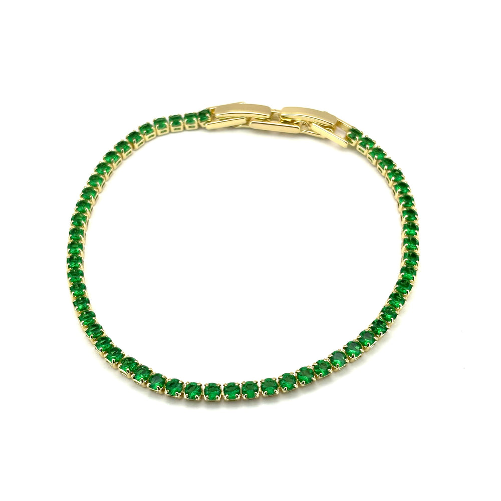 The Emerald Green Tennis Bracelet