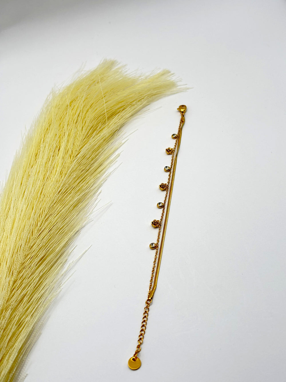 The Gilded Rose Layer Bracelet
