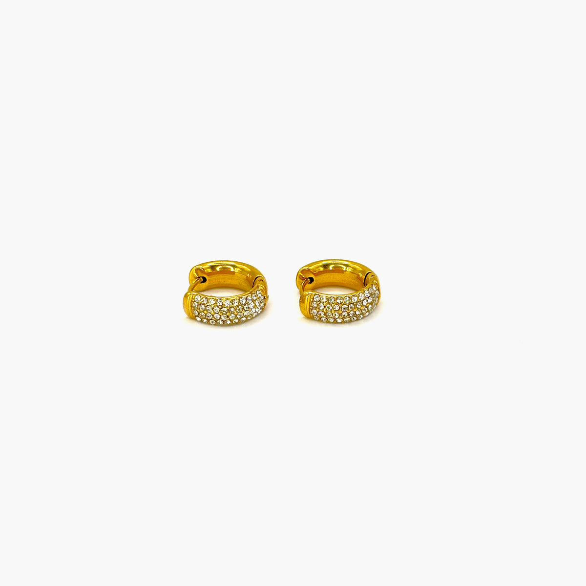 The Radiant Band Huggie Earrings