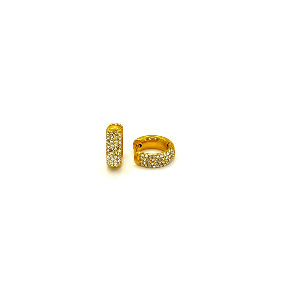 The Radiant Band Huggie Earrings