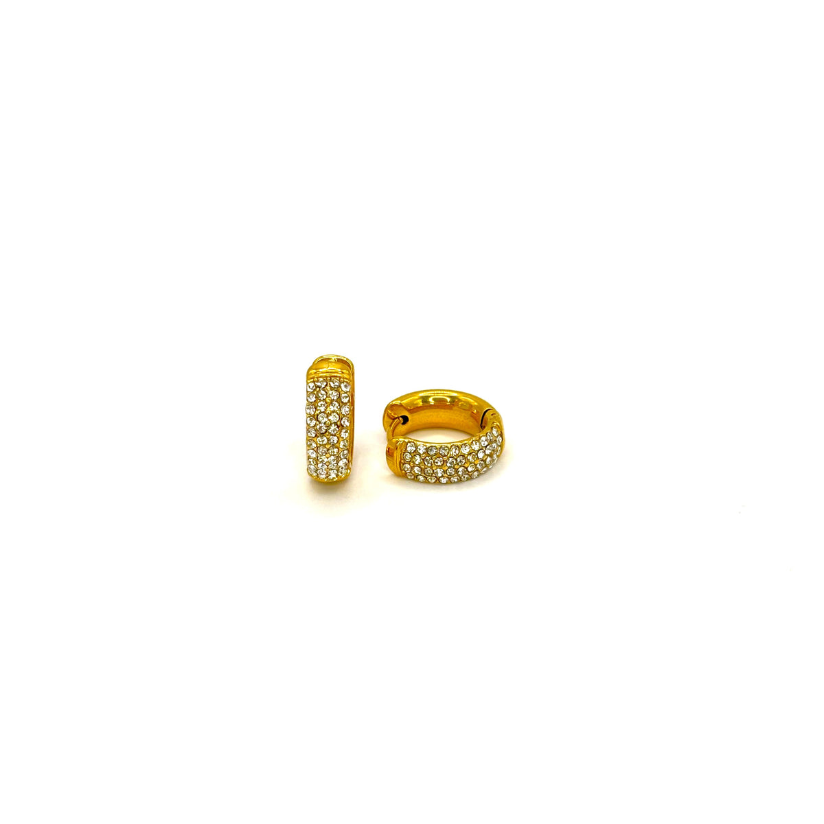 The Radiant Band Huggie Earrings
