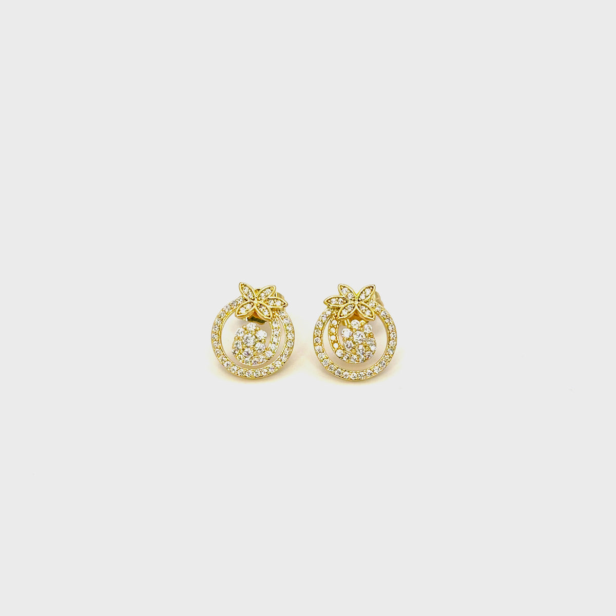 The Golden Halo Bow Earrings